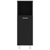 Stella Homewares Bathroom Cabinet Black 30x30x95 cm Engineered Wood