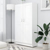 Stella Homewares Book Cabinet White 82.5x30.5x150 cm Engineered Wood