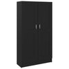 Stella Homewares Book Cabinet Black 82.5x30.5x150 cm Engineered Wood