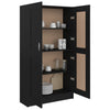 Stella Homewares Book Cabinet Black 82.5x30.5x150 cm Engineered Wood