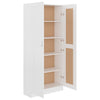 Stella Homewares Book Cabinet White 82.5x30.5x185.5 cm Engineered Wood