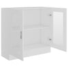 Stella Homewares Vitrine Cabinet White 82.5x30.5x80 cm Engineered Wood