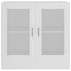 Stella Homewares Vitrine Cabinet White 82.5x30.5x80 cm Engineered Wood