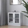 Stella Homewares Vitrine Cabinet White 82.5x30.5x80 cm Engineered Wood