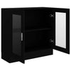 Stella Homewares Vitrine Cabinet Black 82.5x30.5x80 cm Engineered Wood