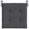 Stella Homewares Garden Chair Cushions 2 pcs Anthracite 40x40x4 cm Oxford Fabric