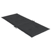 Stella Homewares Garden Highback Chair Cushions 6 pcs Black 120x50x3 cm Fabric