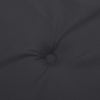Stella Homewares Garden Highback Chair Cushions 6 pcs Black 120x50x3 cm Fabric
