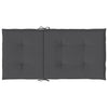 Stella Homewares Garden Lowback Chair Cushions 6 pcs Anthracite Oxford Fabric