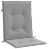 Stella Homewares Garden Lowback Chair Cushions 6 pcs Grey Oxford Fabric