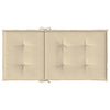 Stella Homewares Garden Lowback Chair Cushions 6 pcs Beige 100x50x3 cm Oxford Fabric