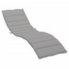 Stella Homewares Sun Lounger Cushion Grey 200x50x3cm Oxford Fabric