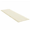 Stella Homewares Sun Lounger Cushion Cream 200x50x3cm Oxford Fabric