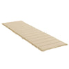 Stella Homewares Sun Lounger Cushion Beige 200x50x3cm Oxford Fabric