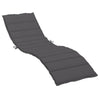 Stella Homewares Sun Lounger Cushion Anthracite 200x70x3cm Oxford Fabric