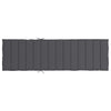 Stella Homewares Sun Lounger Cushion Anthracite 200x70x3cm Oxford Fabric