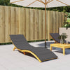 Stella Homewares Sun Lounger Cushion Anthracite 200x70x3cm Oxford Fabric