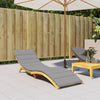 Stella Homewares Sun Lounger Cushion Grey 200x70x3cm Oxford Fabric
