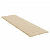 Stella Homewares Sun Lounger Cushion Beige 200x70x3cm Oxford Fabric