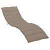 Stella Homewares Sun Lounger Cushion Taupe 200x70x3cm Oxford Fabric