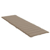 Stella Homewares Sun Lounger Cushion Taupe 200x70x3cm Oxford Fabric