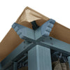 Stella Homewares Gazebo with Curtain 400x300 cm Taupe Aluminium