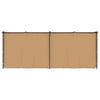 Stella Homewares Gazebo with Curtains 6x3 m Taupe Steel