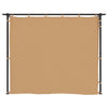 Stella Homewares Gazebo with Curtains 6x3 m Taupe Steel