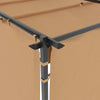Stella Homewares Gazebo with Curtains 6x3 m Taupe Steel