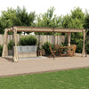 Stella Homewares Gazebo with Curtains 6x3 m Taupe Steel