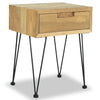 Stella Homewares Bedside Cabinets 2 pcs 40x30x50 cm Solid Teak