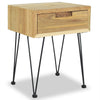 Stella Homewares Bedside Cabinets 2 pcs 40x30x50 cm Solid Teak