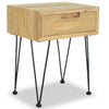 Stella Homewares Bedside Cabinets 2 pcs 40x30x50 cm Solid Teak