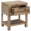 Stella Homewares Nightstands with Drawers 2 pcs 40x30x48 cm Solid Acacia Wood