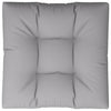 Stella Homewares Pallet Cushion Grey 80x80x12 cm Fabric