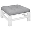 Stella Homewares Pallet Cushion Grey 80x80x12 cm Fabric