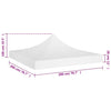 Stella Homewares Party Tent Roof 2x2 m White 270 g/m²