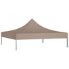 Stella Homewares Party Tent Roof 2x2 m Taupe 270 g/m²
