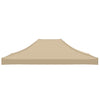 Stella Homewares Party Tent Roof 4.5x3 m Beige 270 g/m²