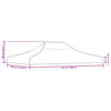 Stella Homewares Party Tent Roof 4.5x3 m Beige 270 g/m²