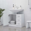 Stella Homewares Sink Cabinet White 63x30x54 cm Engineered Wood