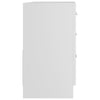 Stella Homewares Sink Cabinet White 63x30x54 cm Engineered Wood