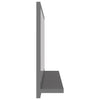 Stella Homewares Bathroom Mirror High Gloss Grey 60x10.5x37 cm Engineered Wood