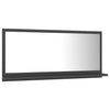 Stella Homewares Bathroom Mirror Grey 80x10.5x37 cm Engineered Wood