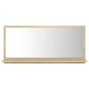 Stella Homewares Bathroom Mirror Sonoma Oak 80x10.5x37 cm Engineered Wood