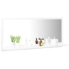 Stella Homewares Bathroom Mirror White 90x10.5x37 cm Engineered Wood