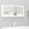 Stella Homewares Bathroom Mirror White 90x10.5x37 cm Engineered Wood