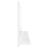 Stella Homewares Bathroom Mirror White 100x10.5x37 cm Engineered Wood
