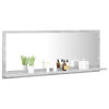 Stella Homewares Bathroom Mirror Concrete Grey 100x10.5x37 cm Engineered Wood
