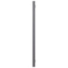 Stella Homewares Bathroom Mirror High Gloss Grey 60x1.5x37 cm Engineered Wood